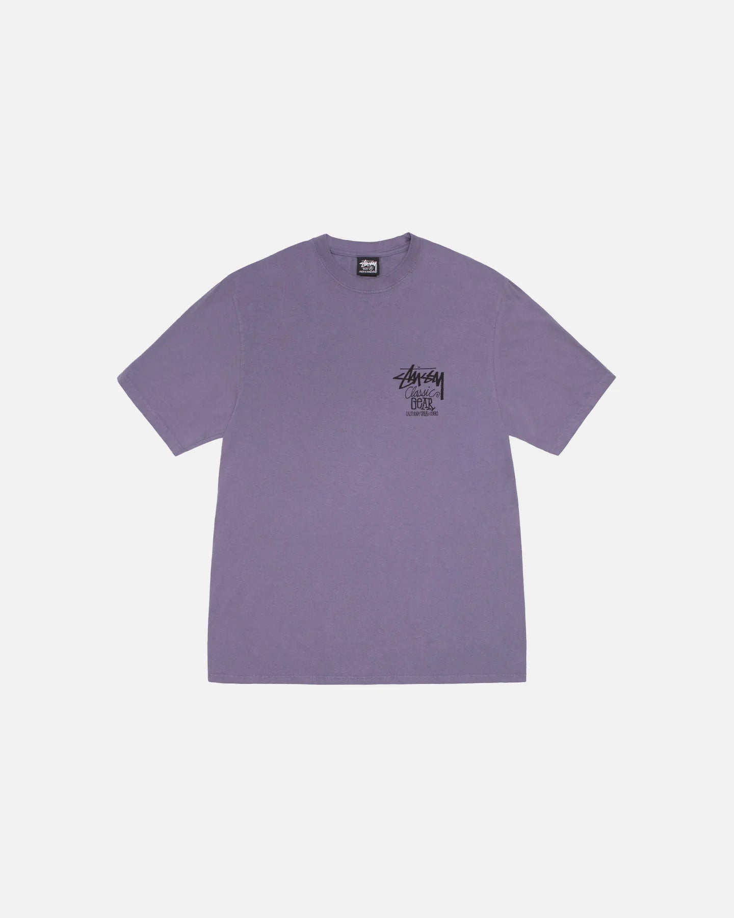STUSSY CLASSIC GEAR TEE PIGMENT DYED