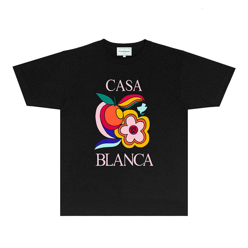 Casablanca T Shirts Fashion Print Street