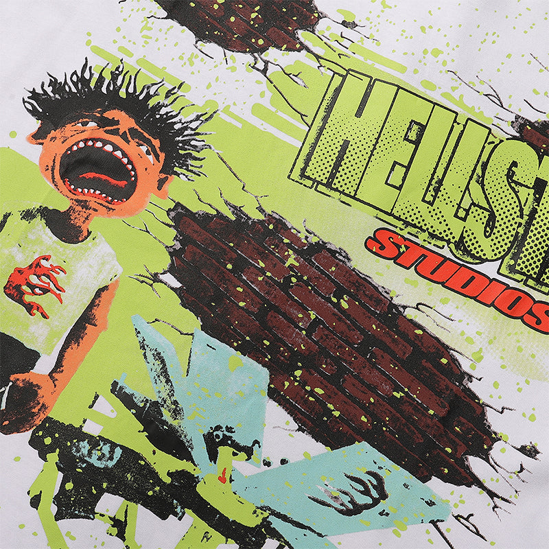 Hellstar T Shirts Retro abstract print
