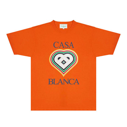 Casablanca T Shirts Fashion Print Street