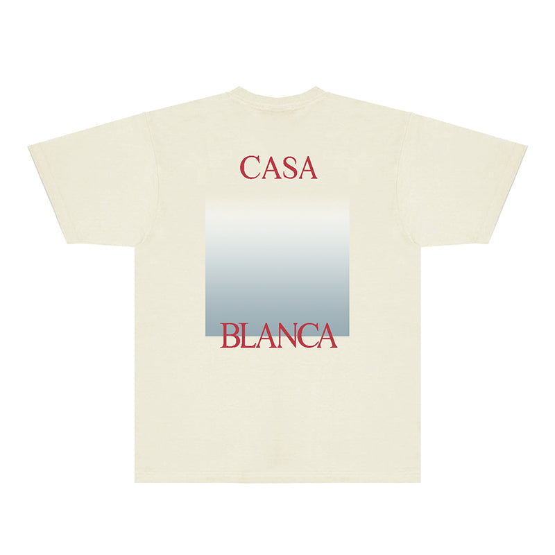Casablanca T Shirts Fashion Print Street