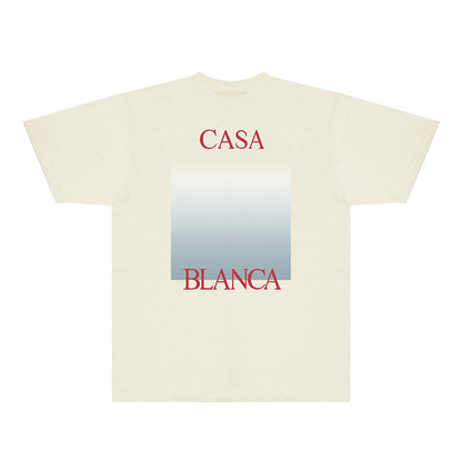 Casablanca T Shirts Fashion Print Street