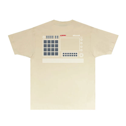 Amiri T Shirts Printed Trendy Pure Cotton