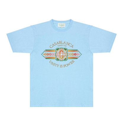 Casablanca T Shirts Fashion Print Street