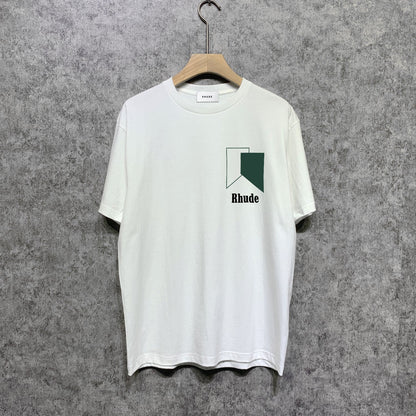 Rhude T Shirts Printed Trendy Pure Cotton