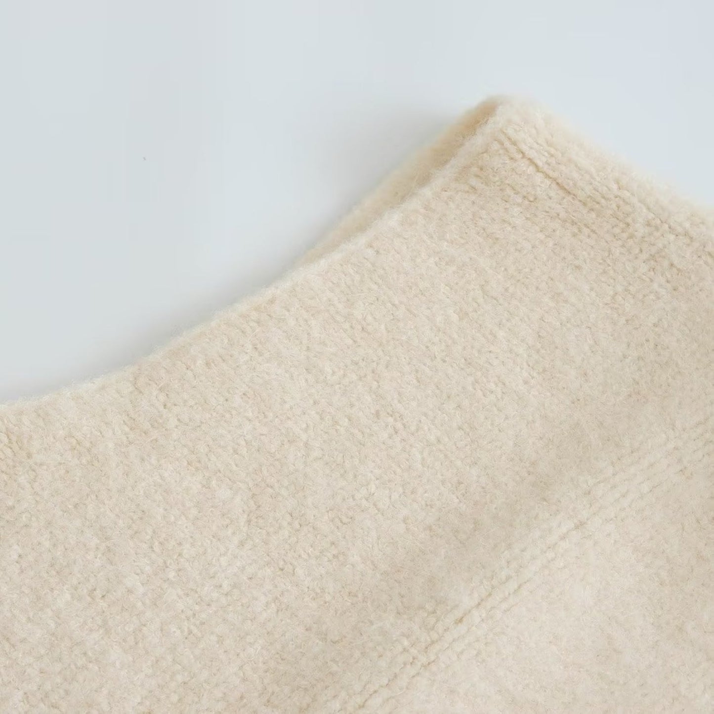 Women Sweater Knitwear Autumn Stand Collar Double Pocket Sleeveless Knit Vest Vest Jacket