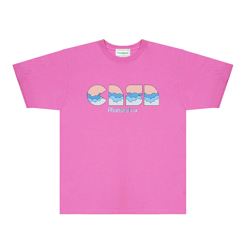 Casablanca T Shirts Fashion Print Street