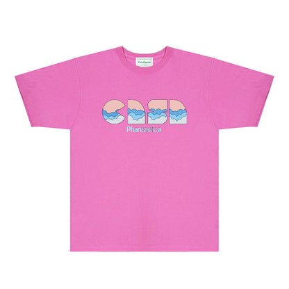 Casablanca T Shirts Fashion Print Street