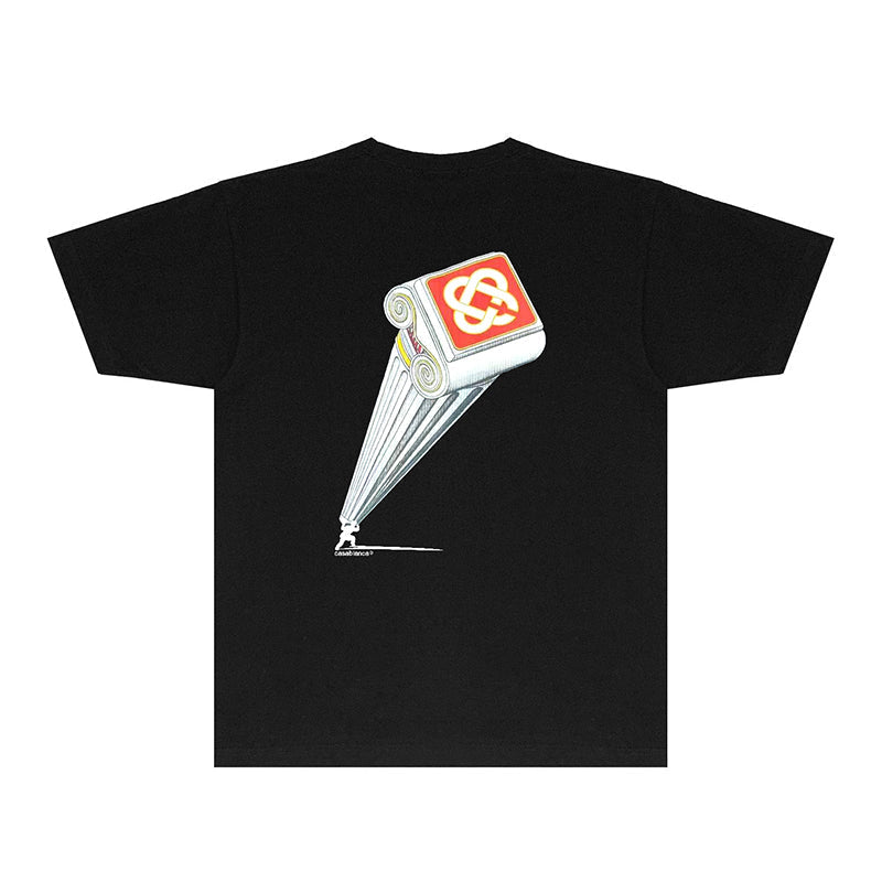 Casablanca T Shirts Fashion Print Street