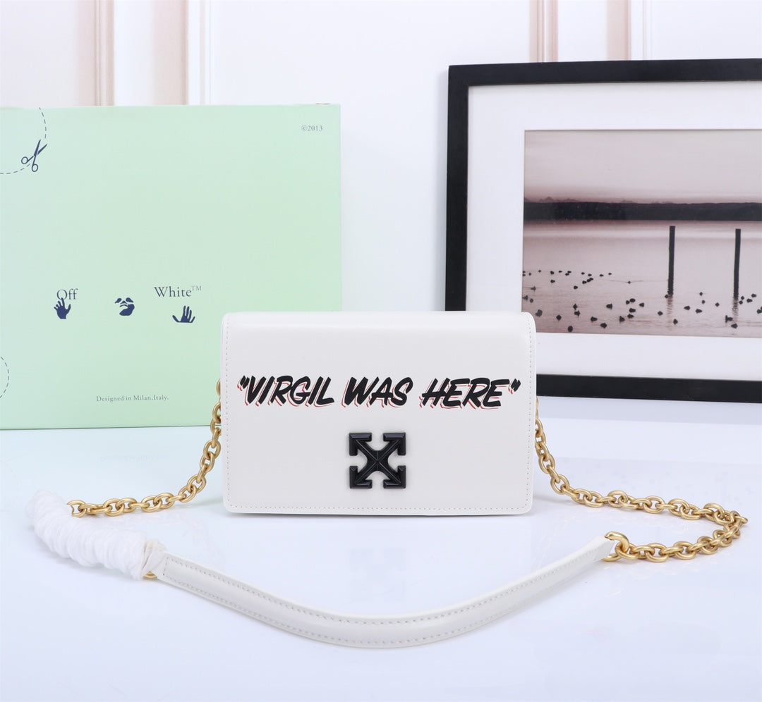 Off White Bag Casual Outdoor Convenient Tote Bag