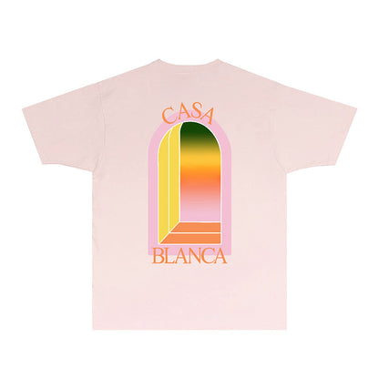 Casablanca T Shirts Fashion Print Street