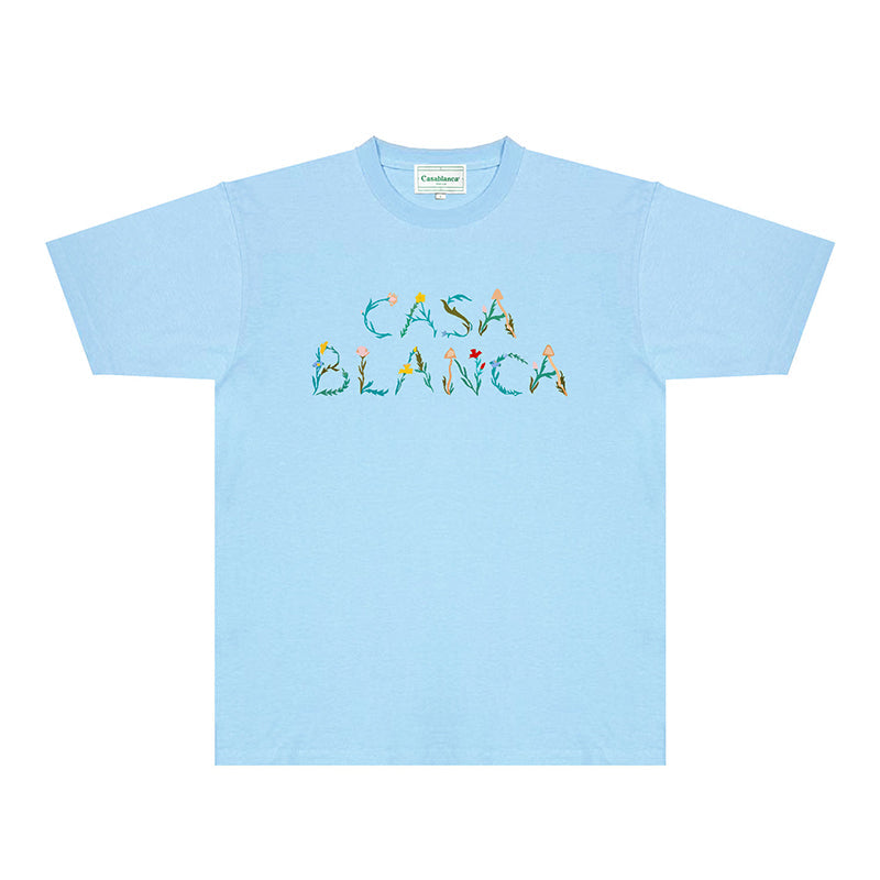 Casablanca T Shirts Fashion Print Street