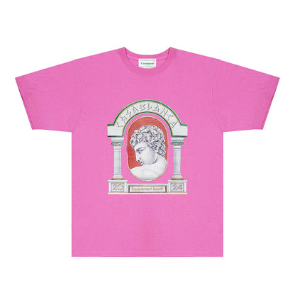 Casablanca T Shirts Fashion Print Street