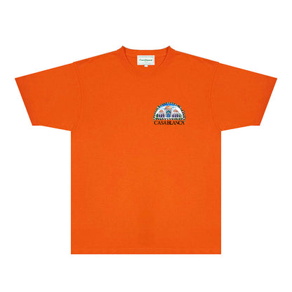 Casablanca T Shirts Fashion Print Street