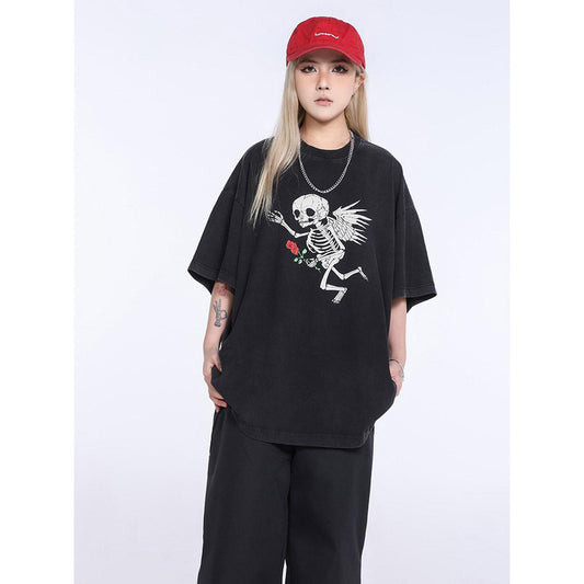 Unisex T-Shirts GALLERY DEPT Angel Skull T-Shirt