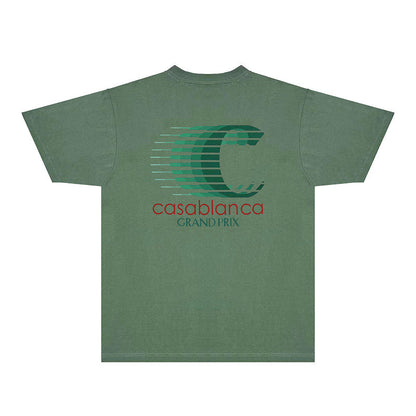 Casablanca T Shirts Fashion Print Street
