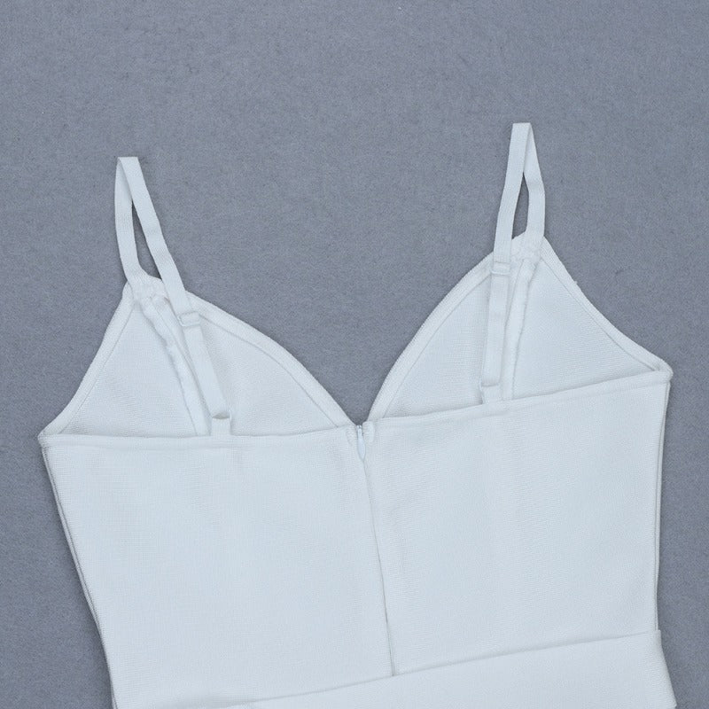 Women's Evening Dress Strap Belt Dress Sexy Slim Fit Bandage Dress