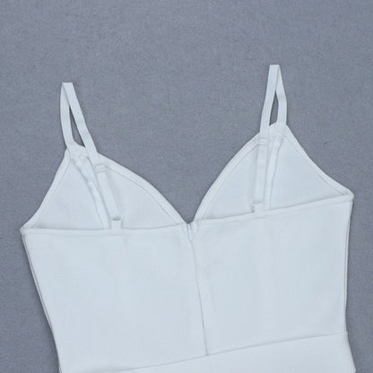 Women's Evening Dress Strap Belt Dress Sexy Slim Fit Bandage Dress