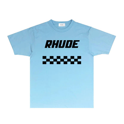 Rhude T Shirts Printed Trendy Pure Cotton
