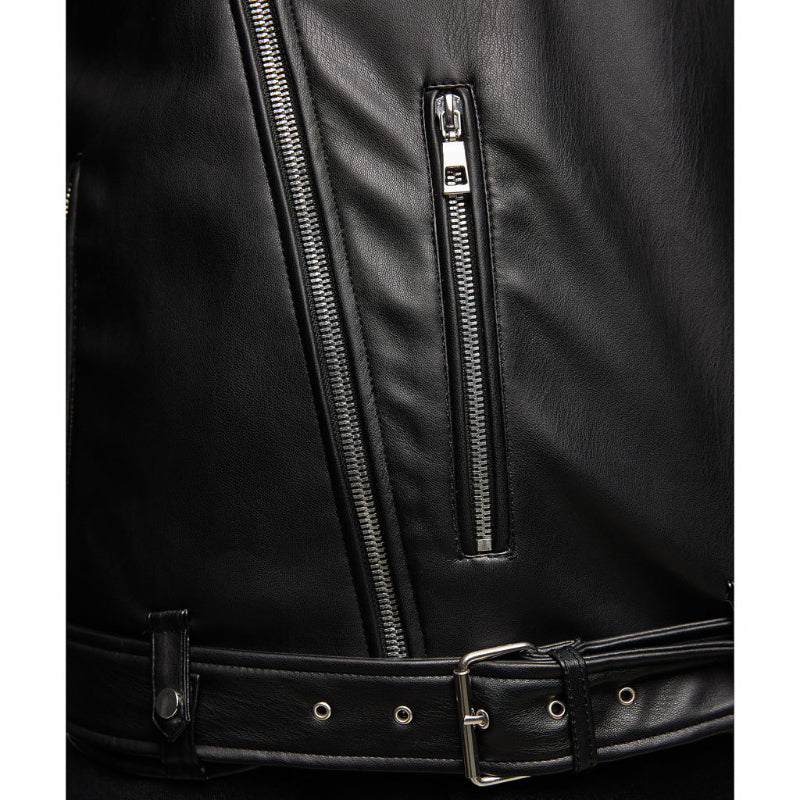 Men Motorcycle Jacket Faux Leather Knight Jacket 1966/300