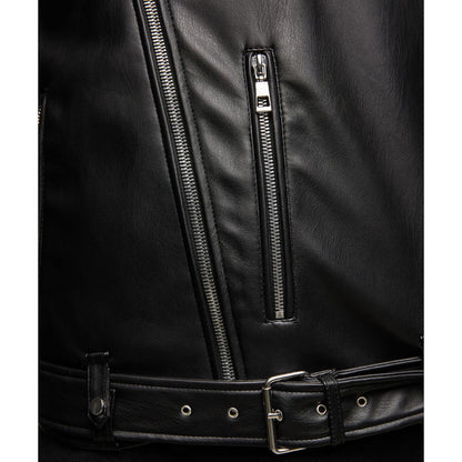 Men Motorcycle Jacket Faux Leather Knight Jacket 1966/300