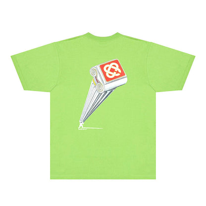 Casablanca T Shirts Fashion Print Street