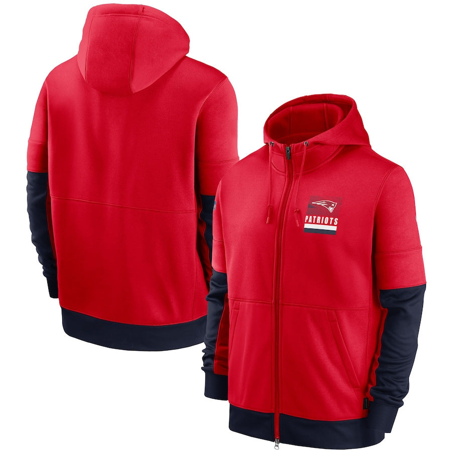 NFL Hoodie Sports Printed Cardigan Zip Hooded Sweater NFL