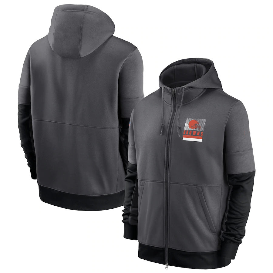 NFL Hoodie Sports Printed Cardigan Zip Hooded Sweater NFL