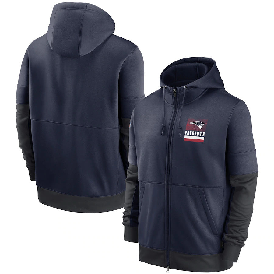NFL Hoodie Sports Printed Cardigan Zip Hooded Sweater NFL