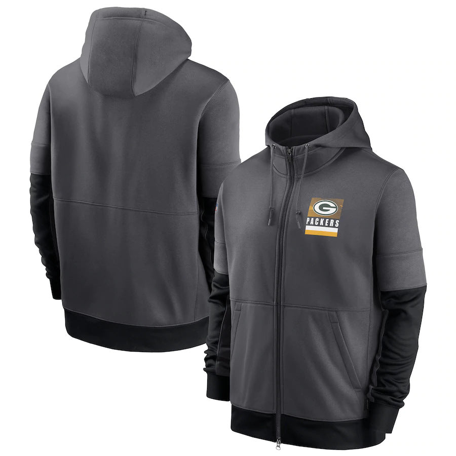NFL Hoodie Sports Printed Cardigan Zip Hooded Sweater NFL