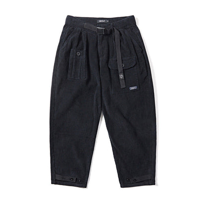 Cargo Pants Japanese-Style Retro Leisure Corduroy