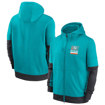 NFL Hoodie Sports Printed Cardigan Zip Hooded Sweater NFL
