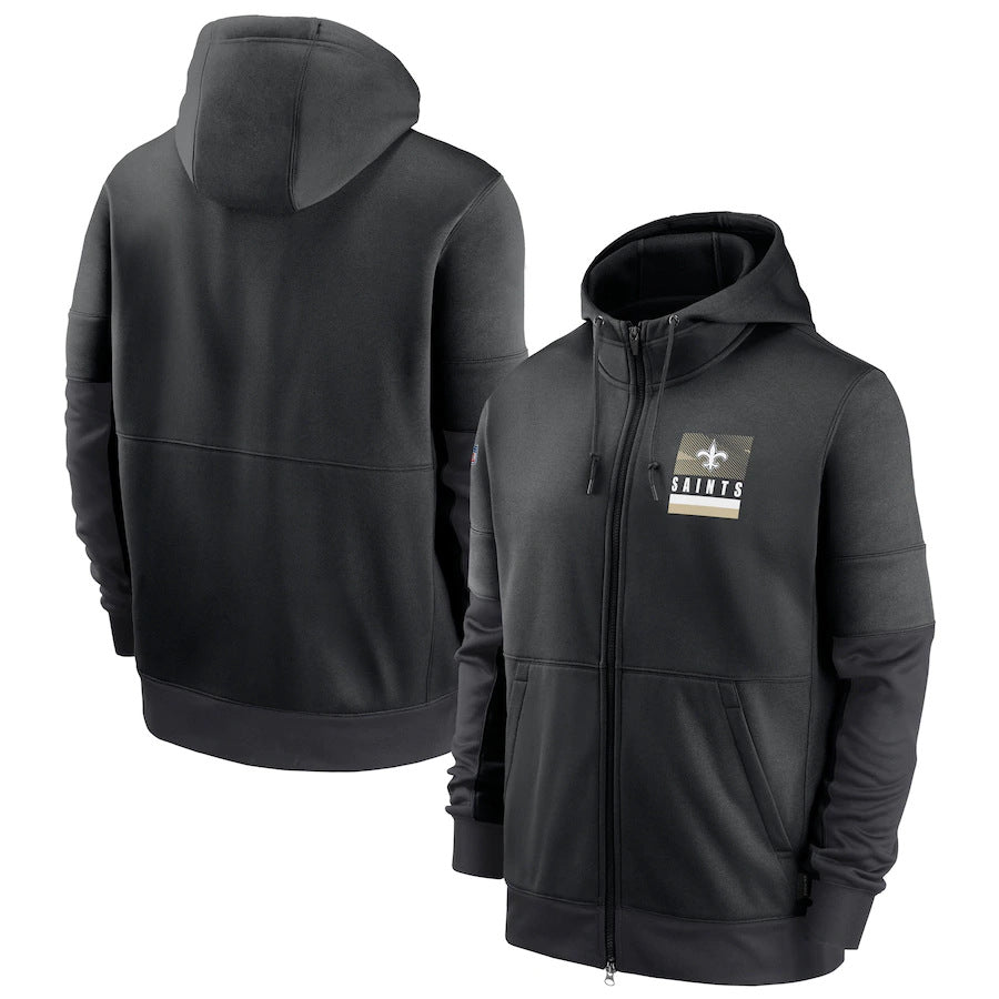 NFL Hoodie Sports Printed Cardigan Zip Hooded Sweater NFL