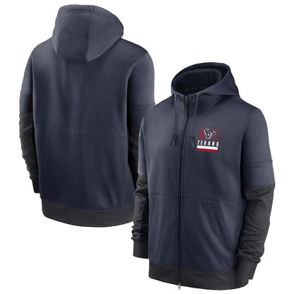 NFL Hoodie Sports Printed Cardigan Zip Hooded Sweater NFL