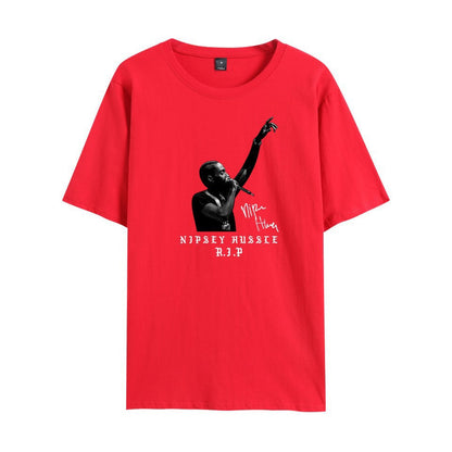Nipsey Hussle T Shirts Memorial Clothing Summer T-shirt