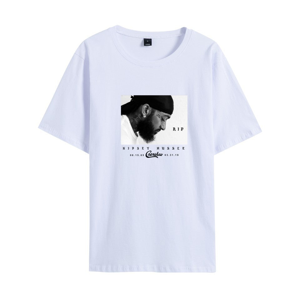 Nipsey Hussle T Shirts Memorial Clothing Summer T-shirt