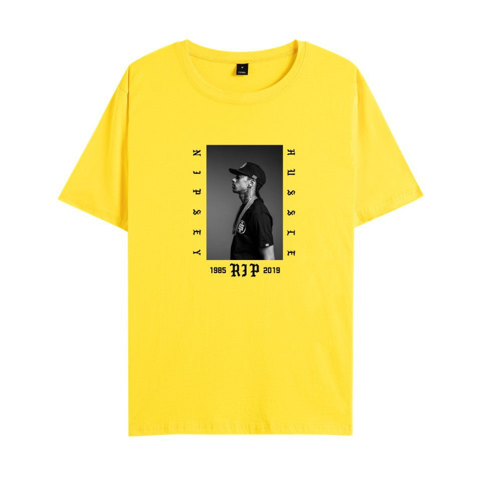 Nipsey Hussle T Shirts Memorial Clothing Summer T-shirt