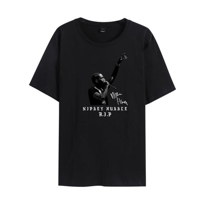 Nipsey Hussle T Shirts Memorial Clothing Summer T-shirt