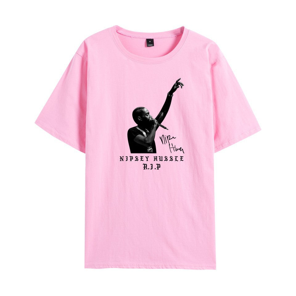 Nipsey Hussle T Shirts Memorial Clothing Summer T-shirt