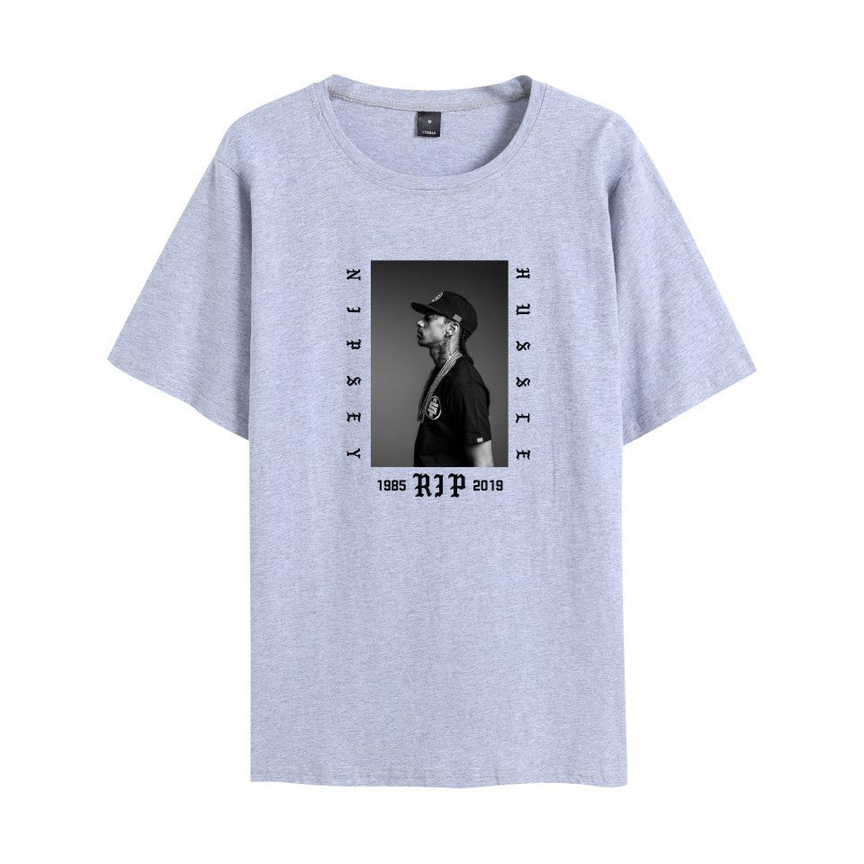 Nipsey Hussle T Shirts Memorial Clothing Summer T-shirt