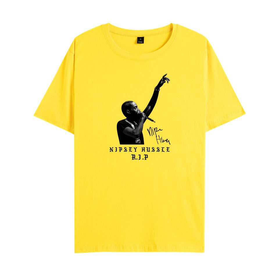 Nipsey Hussle T Shirts Memorial Clothing Summer T-shirt