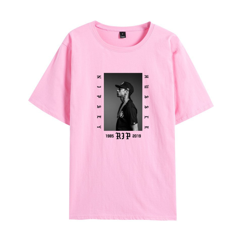 Nipsey Hussle T Shirts Memorial Clothing Summer T-shirt