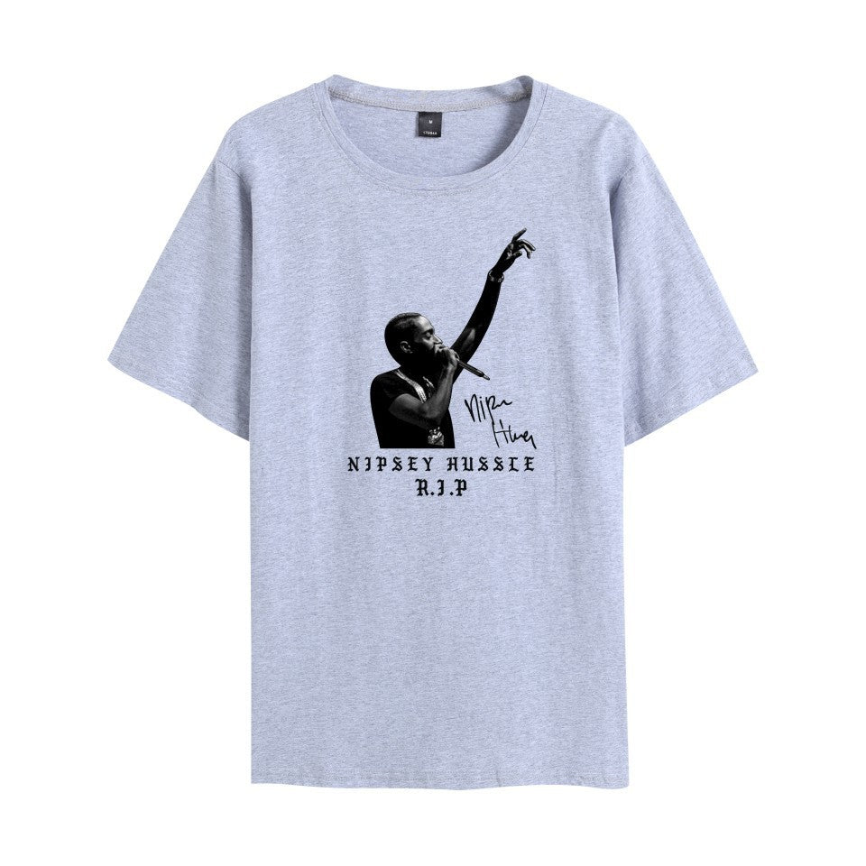 Nipsey Hussle T Shirts Memorial Clothing Summer T-shirt