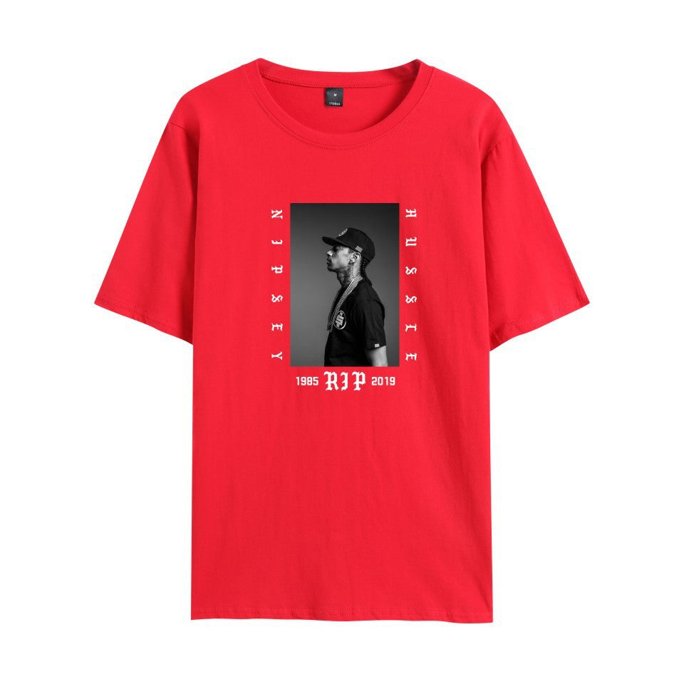 Nipsey Hussle T Shirts Memorial Clothing Summer T-shirt