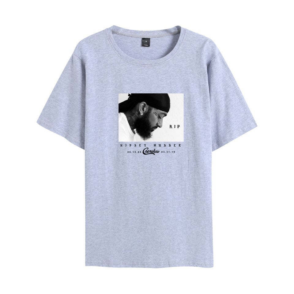 Nipsey Hussle T Shirts Memorial Clothing Summer T-shirt