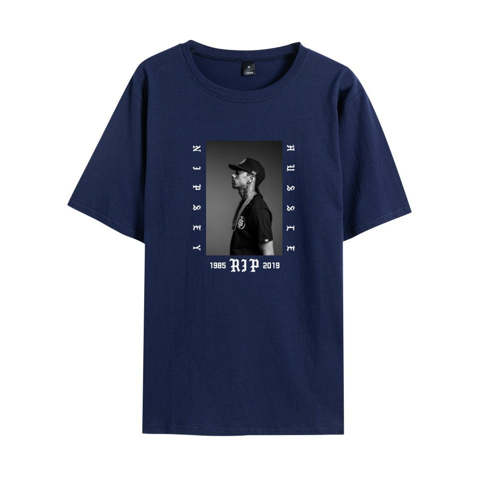 Nipsey Hussle T Shirts Memorial Clothing Summer T-shirt