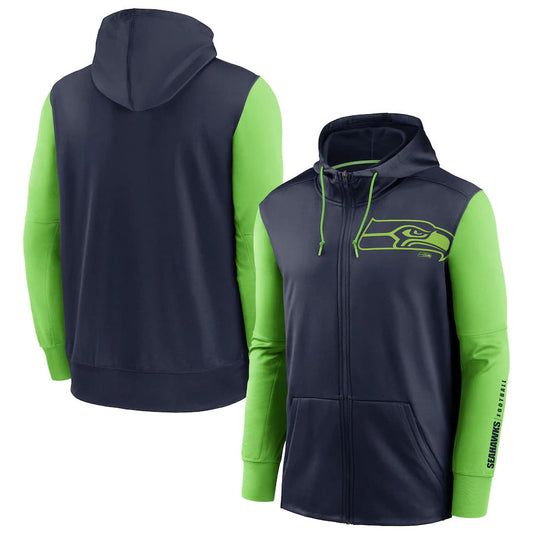 NFL Hoodie Cardigan Zip Sweater Men's NFL Football Suit Hoodie