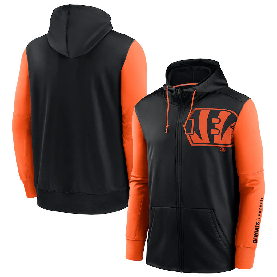 NFL Hoodie Cardigan Zip Sweater Men's NFL Football Suit Hoodie