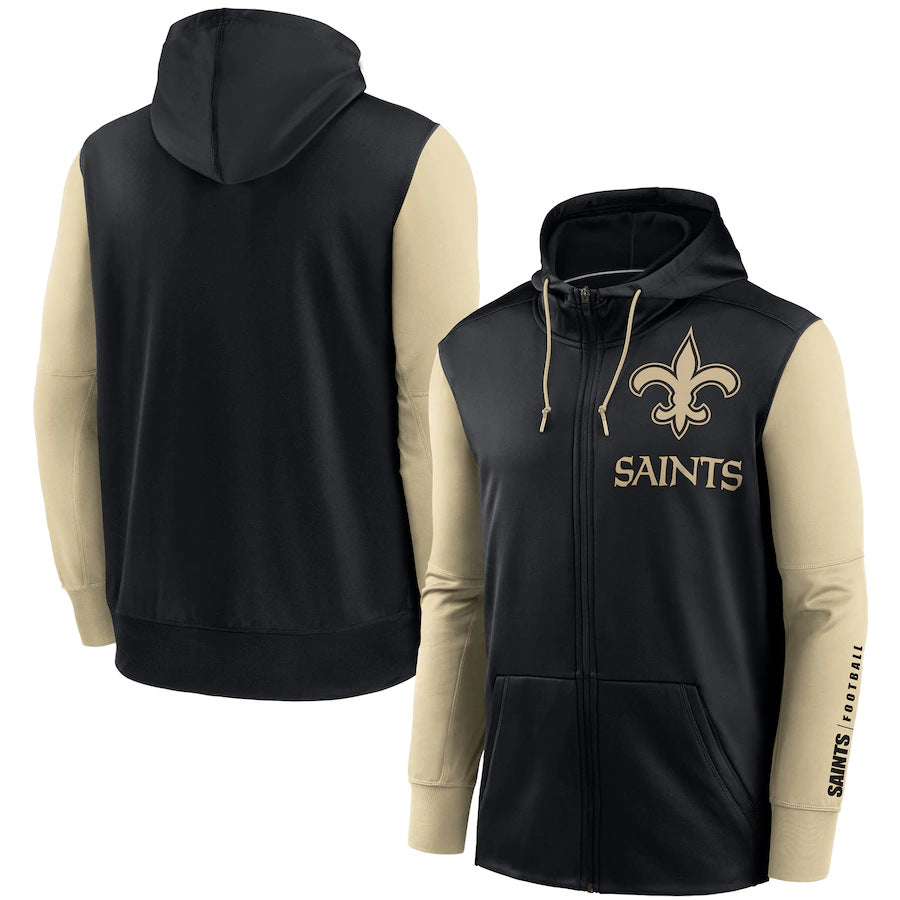 NFL Hoodie Cardigan Zip Sweater Men's NFL Football Suit Hoodie