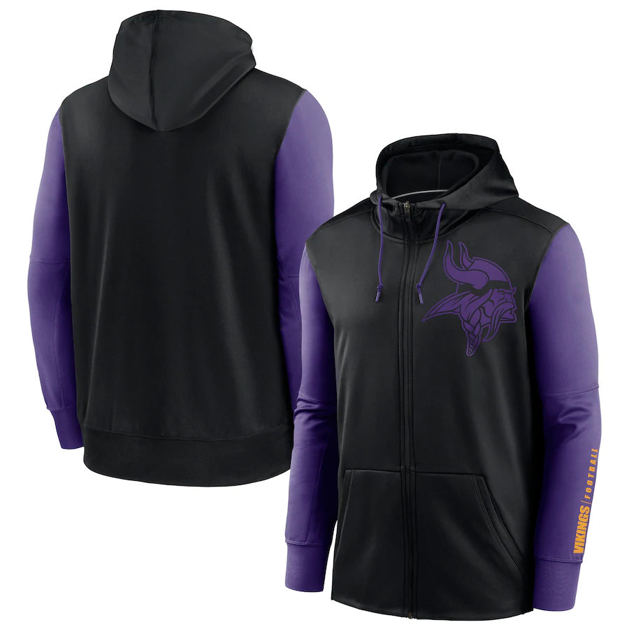 NFL Hoodie Cardigan Zip Sweater Men's NFL Football Suit Hoodie